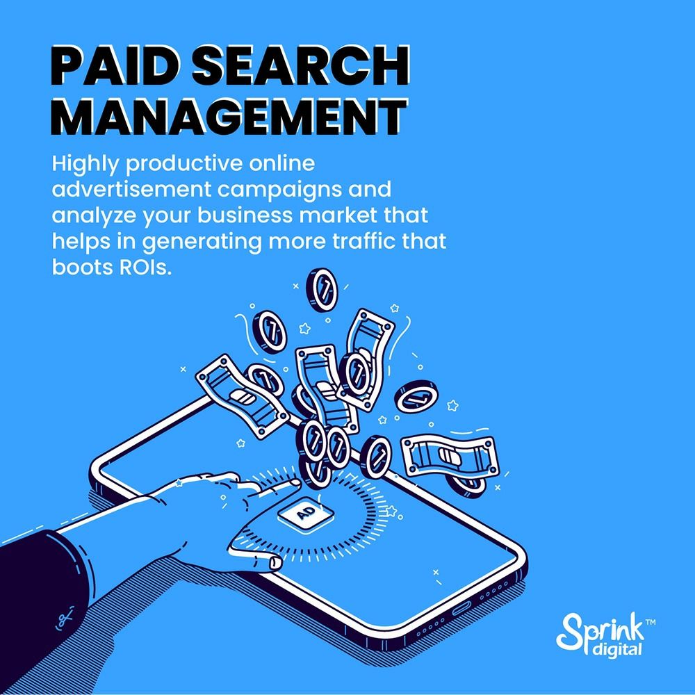 Paid Search Management.jpg Paid Search (PPC) Management Services help in targeting relevant subjects and niche of the business to meet the budget of the campaign without compromising performance. by digitalsprink