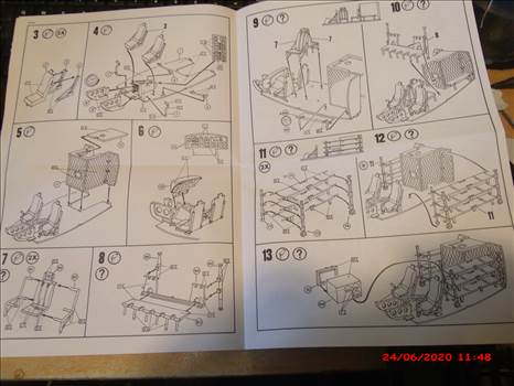 Photos chronicling the construction of a 1/72 scale model kit of a Bell UH-1D Huey helicopter, for an internet group build on the theme of 