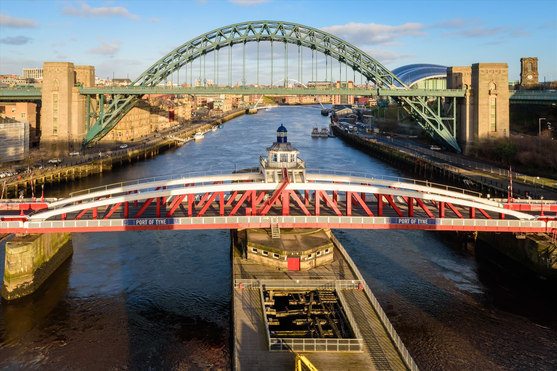View from High Level Bridge, Newcastle  by Graham Dobson Photography