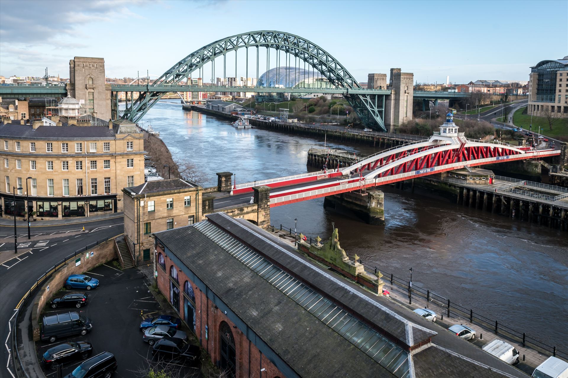 View from the High Level Bridge, Newcastle  by Graham Dobson Photography