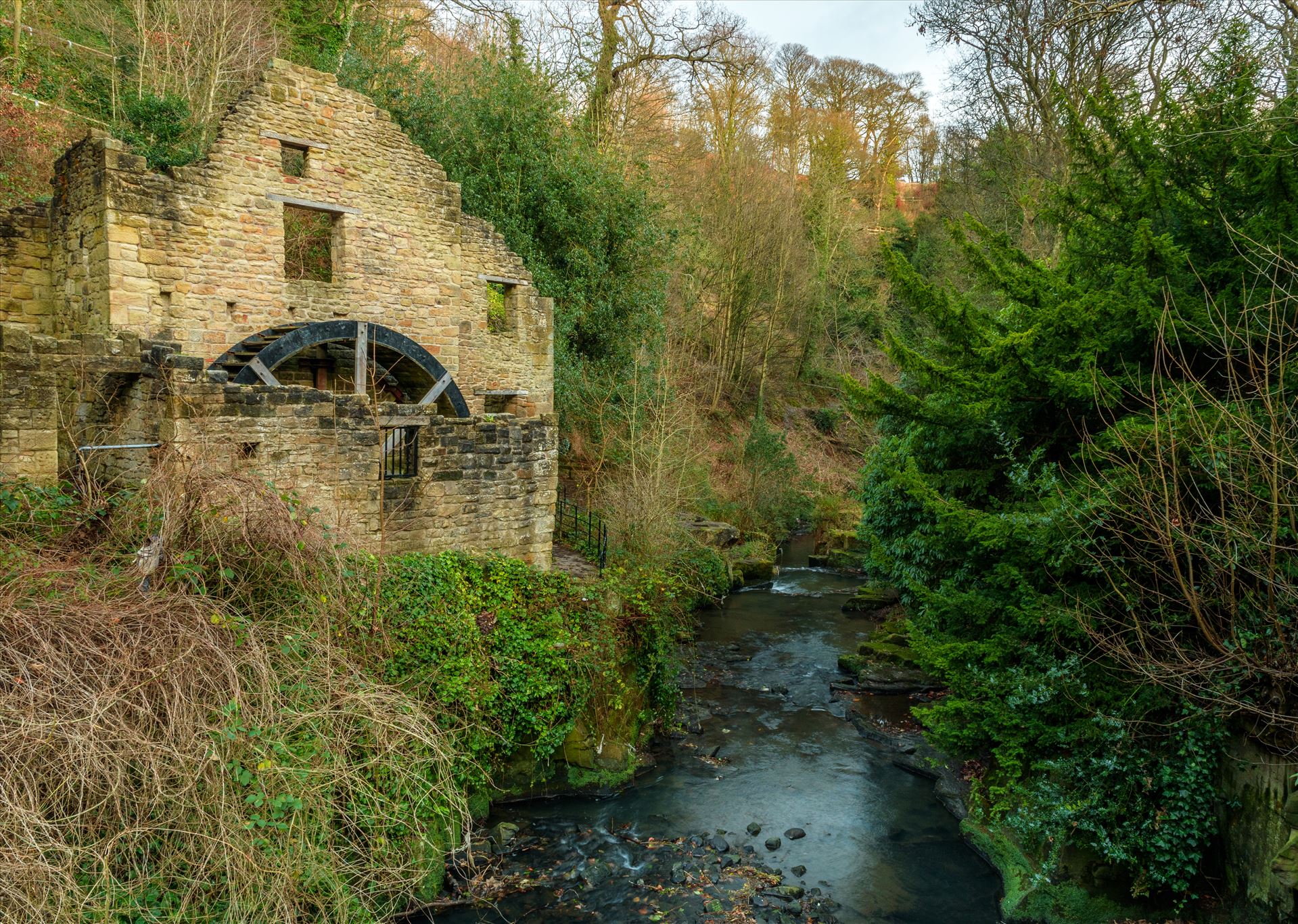 The Old Mill, Jesmond Dene, Newcastle The Old Mill. A mill has existed on this site for hundreds of years, It was used to grind corn into flour. The the mill was lived in until the 1920, and is now a Grade II listed building. by Graham Dobson Photography