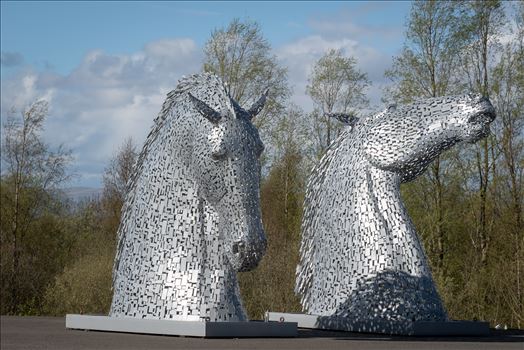 'The Kelpies' in miniature , Falkirk, Scotland by Graham Dobson Photography