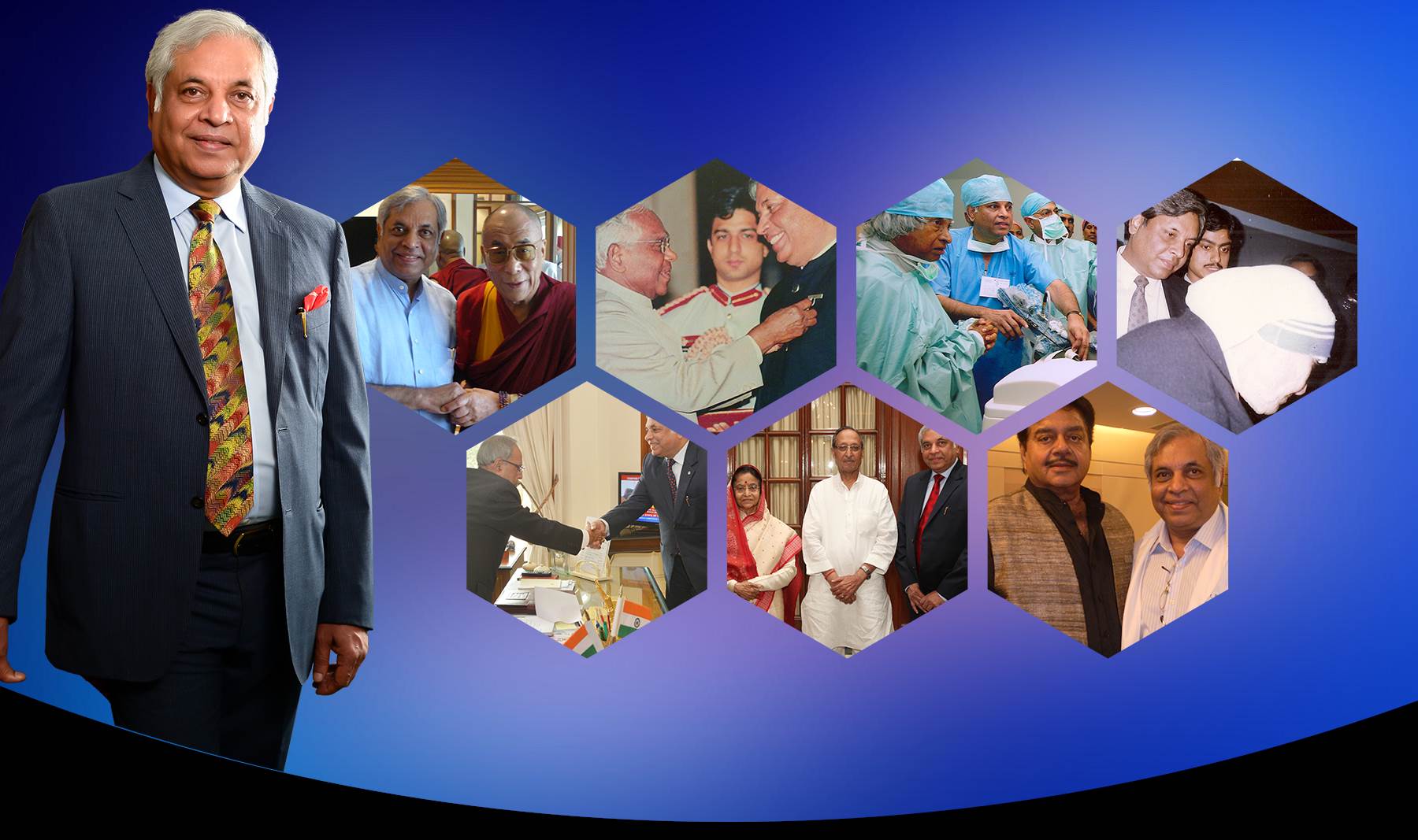 Banner 4 Being the most renowned surgeon, Dr. Pradeep Chowbey operated many famous personalities and won many awards. Visit: http://www.chowbey.com/ by drpradeepchowbey