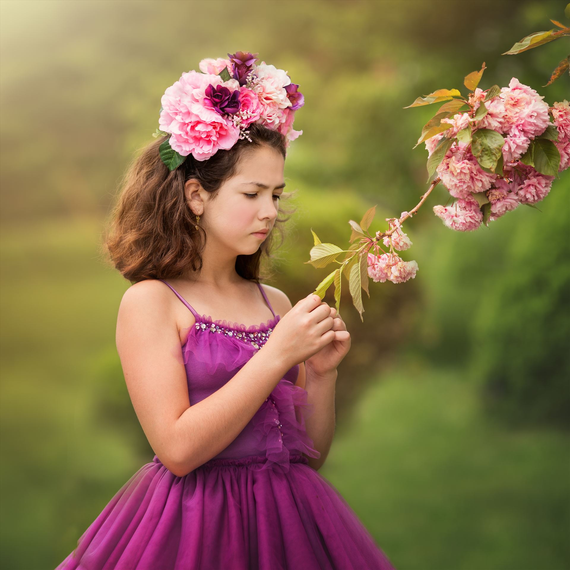 ChildFlower Children's Fine Art, Art, kids, portrait, photography. by Maria Angelopoulos Photogrpahy