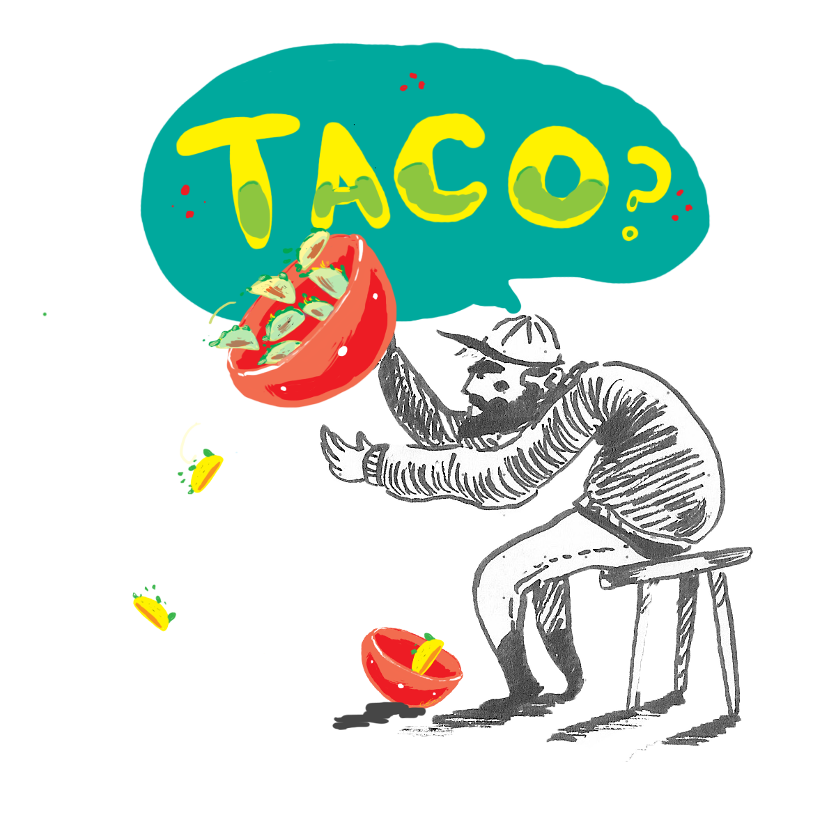 TACO SHIRT DESIGN Cam Collins by Camet