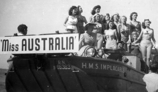 HMS IMPLACIBLES DUKW- Australia 1945.jpg - 
