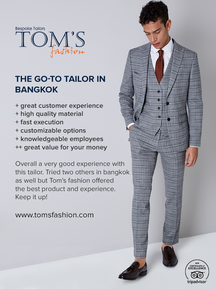 Tom's Fashion - Go to Tailor in Bangkok.png  by Toms Fashion