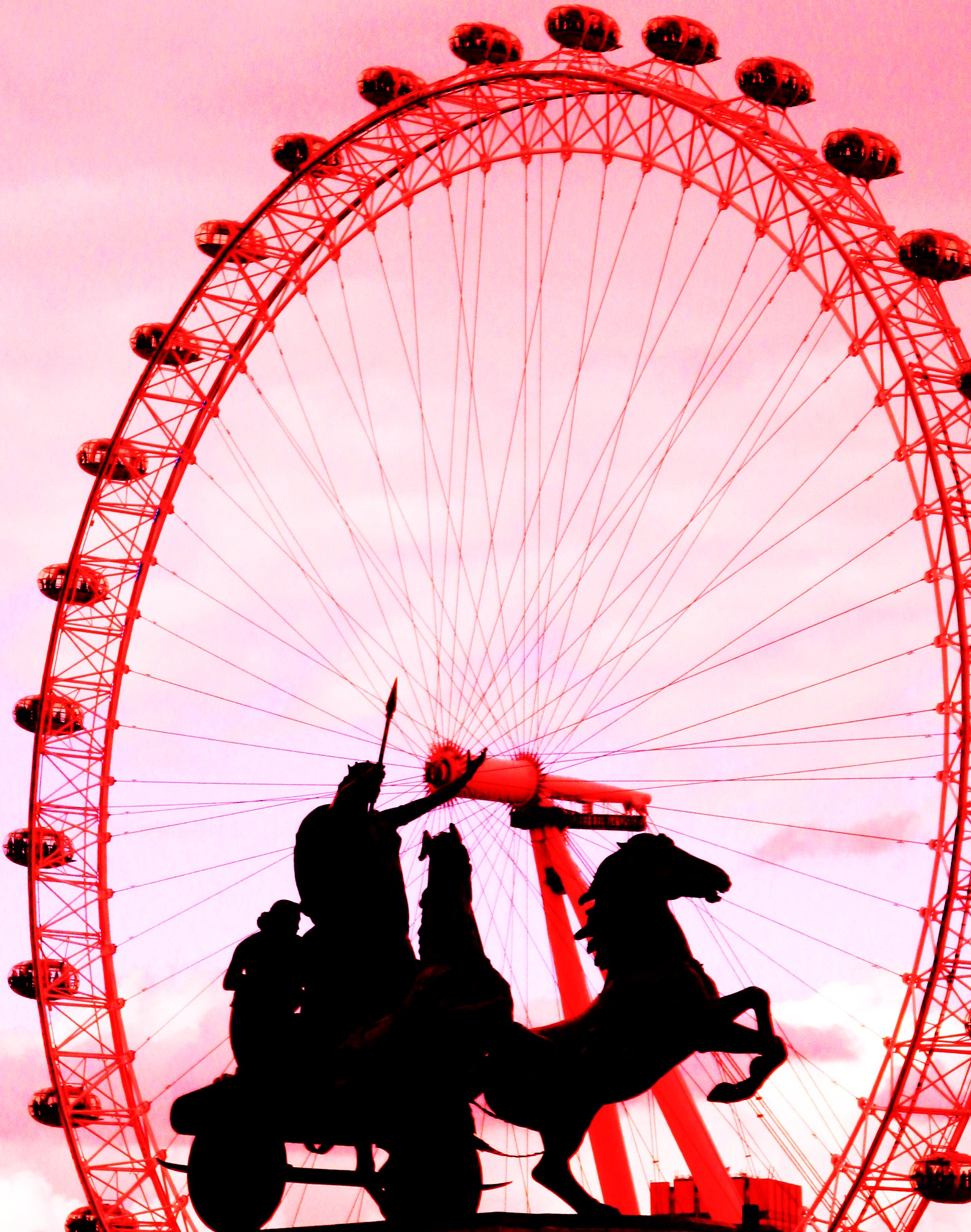 London Eye.jpg Contemporary Images of London Eye, London Eye Night photo, London Eye Pop Art Image, by PopArtMediaProductions
