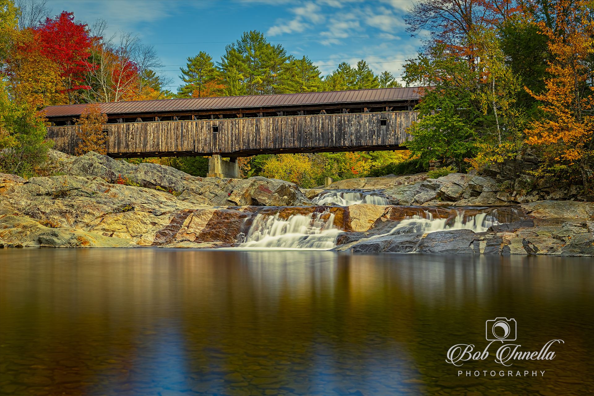 SwiftWater Covered Bridge, Bath, NH  by Buckmaster