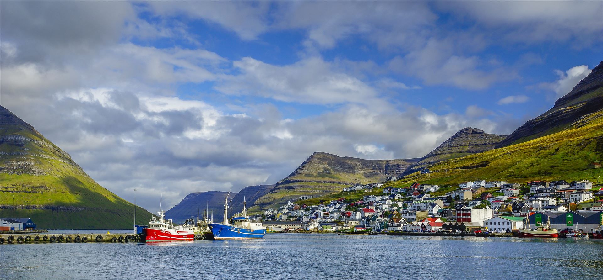 Klaksvik,Faroe Islands Klaksvik Harbor by Buckmaster