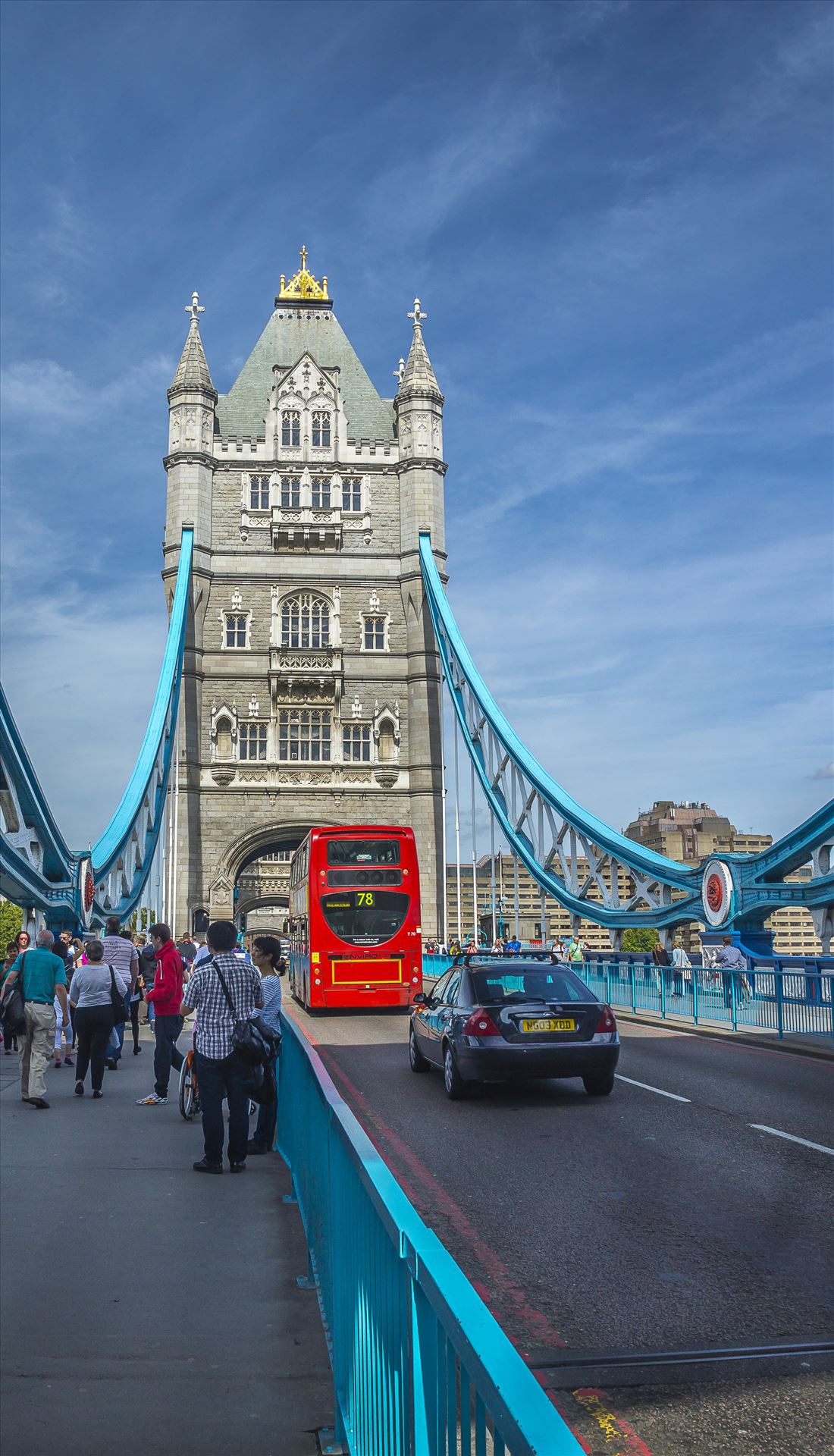 Tower Bridge With a Double Decker Bus by Buckmaster