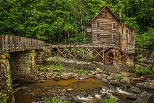 Glade Creek Grist Mill by Buckmaster