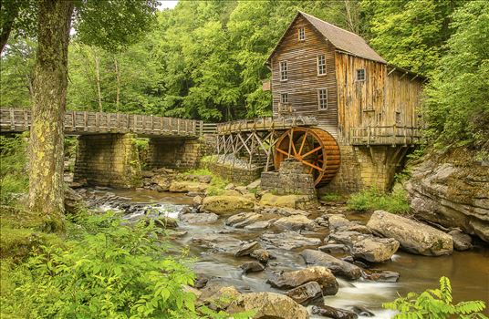 Glade Creek Grist Mill, West Virginia by Buckmaster
