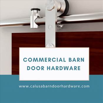 Commercial barn door hardware by Calusabarndoorhardware