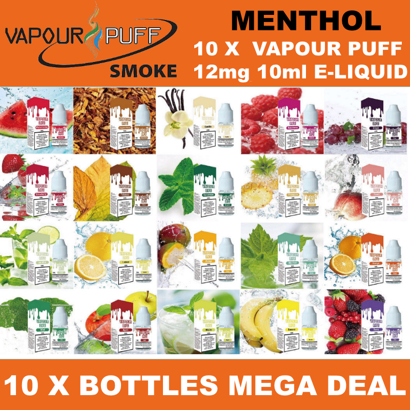 VAPOUR PUFF 12MG MENTHOL.png  by Trip Voltage