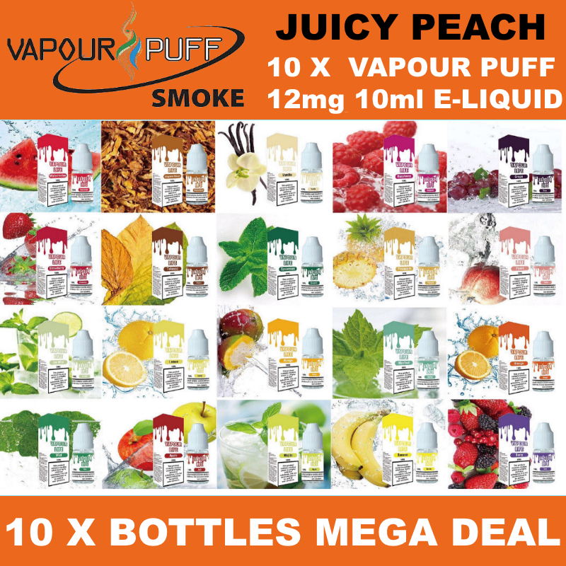 VAPOUR PUFF 12MG JUICY PEACH.png  by Trip Voltage