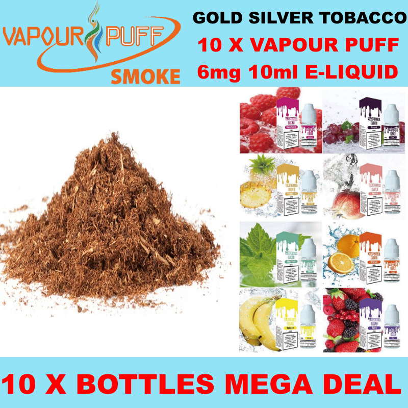 VAPOUR PUFF 6MG GOLD SILVER TOBACCO.png  by Trip Voltage