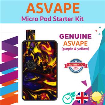Asvape Micro Pod Kit yellow.png by Trip Voltage