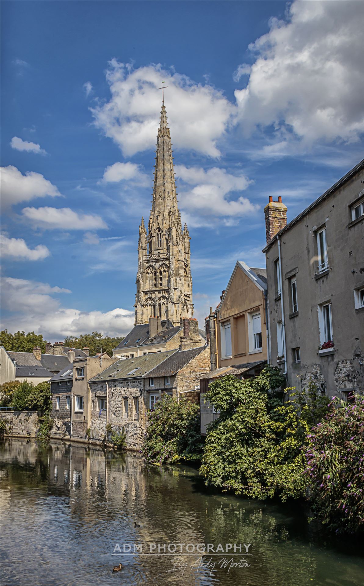The Church In The Old Town Of Harfleur, France The Church In The Old Town Of Harfleur, France by Andy Morton Photography