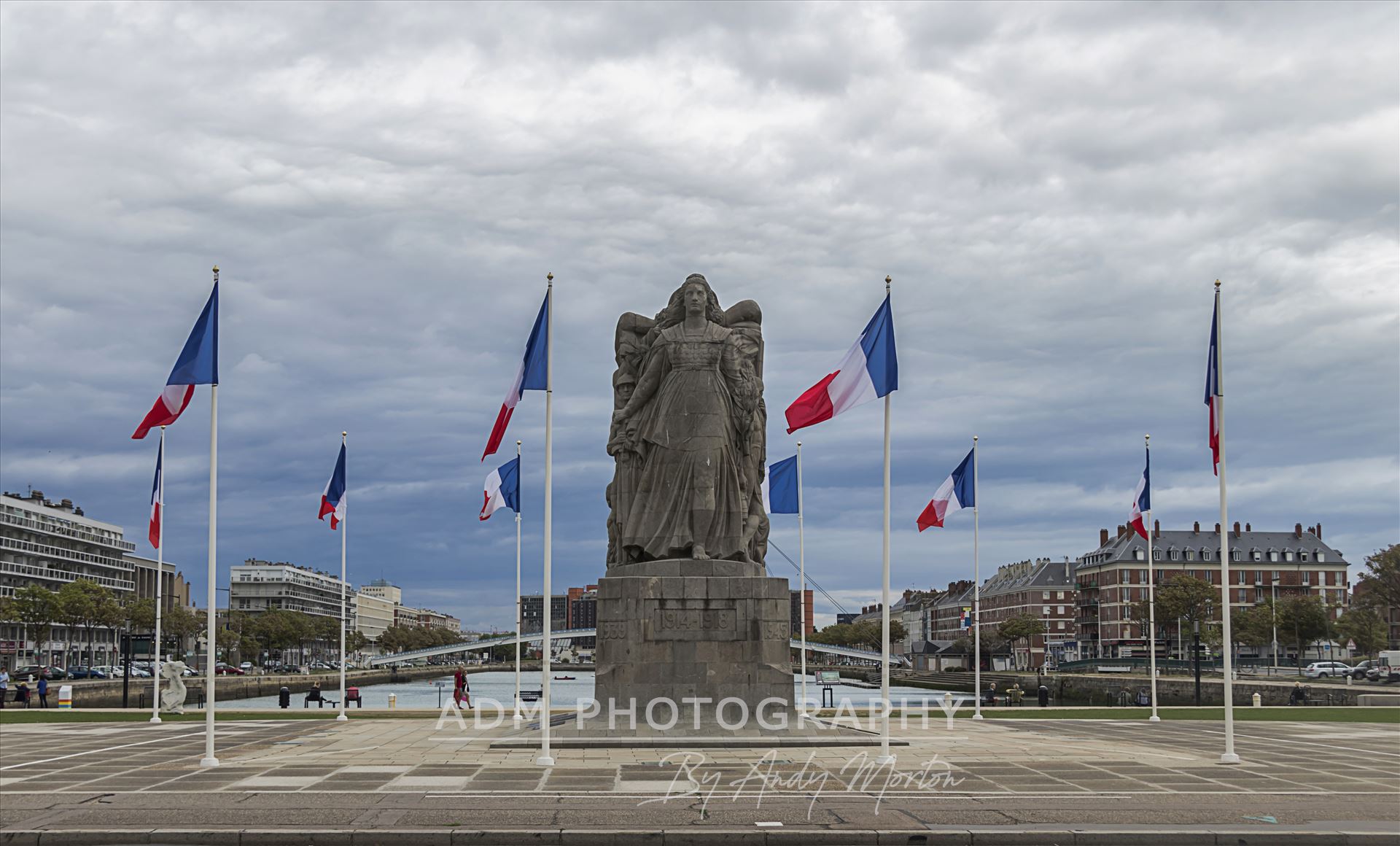 War Memorial In Le Havre, France. The War Memorial In Le Havre, France. by Andy Morton Photography