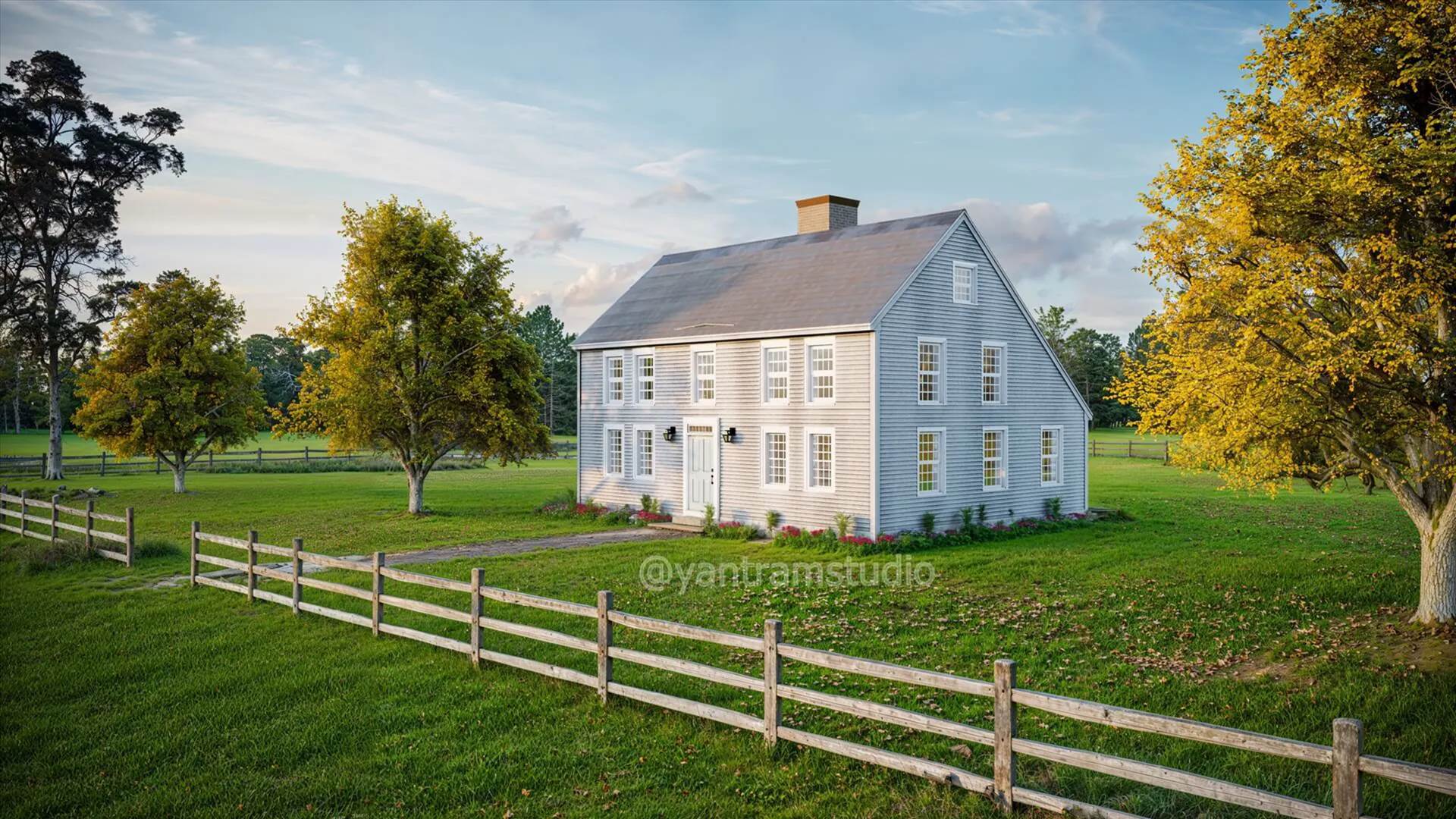 Discover-the-Charm-of-Saltbox-Style-3D-Architectural-Rendering-for-Rural-Country-Homes.jpg.jpg  by 3dyantram studio