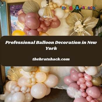 Professional Balloon Decoration in New York by thebratshack