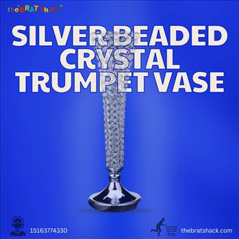 Silver Beaded Crystal Trumpet Vase.jpg by thebratshack