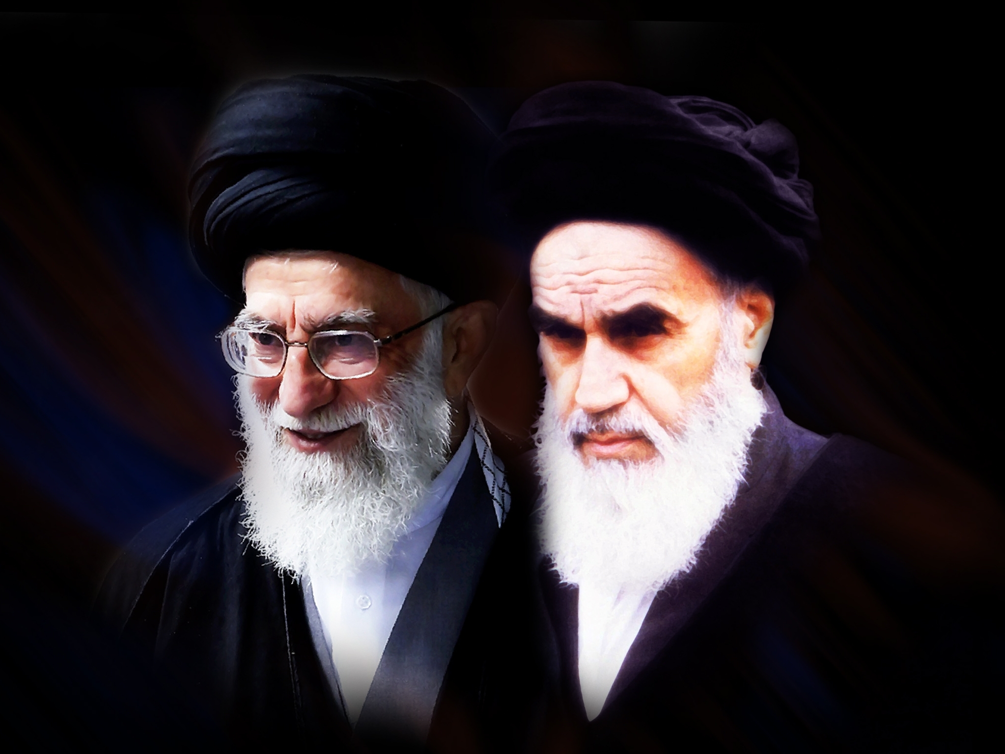 khamenei-khomeyni.jpg  by mohsen dehbashi