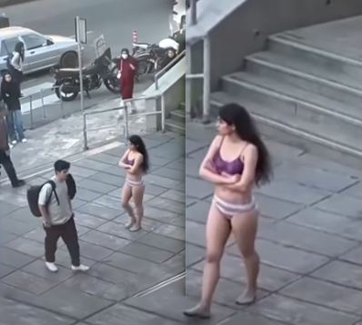 2024-11-06_231235.png آهو دریایی همان دانشجو دختر دانشگاه علوم و تحقیقات بود 
در تصاویر دیگر او با لباس زیر با خونسردی در حال قدم زدن در محوطه 
دانشگاه است. ‌
نمونه دیگر از طوفان درایران by mohsen dehbashi