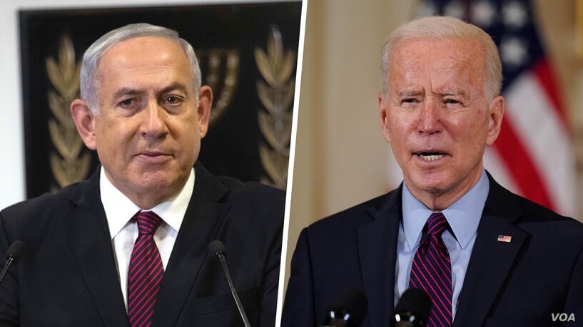 Joe Biden Benjamin Netanyahu.jpg تماس تلفنی پرزیدنت بایدن با بنیامین نتانیاهو؛ تاکید بر حق دفاع اسرائیل در برابر حملات راکتی
۲۸ اردیبهشت ۱۴۰۰ by mohsen dehbashi