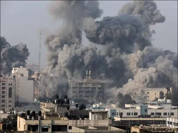 2023-10-14_101338.png ویرانی ناشی از شدیدترین حملات هوایی اسرائیل به غزه «در ۷۵ سال اخیر» by mohsen dehbashi