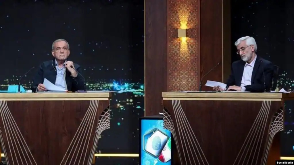 01000000-0aff-0242-3443-08dc9afb33b3_w1023_r1_s_1_11zon.jpg چهارشنبه ۱۳ تیر ۱۴۰۳ تهران ۰۸:۵۰ 
۱۲/تیر/۱۴۰۳ 
دومین مناظره؛ جدال پزشکیان و جلیلی بر سر تحریم‌ها، اقتصاد و حمله به سفارت‌ها by mohsen dehbashi