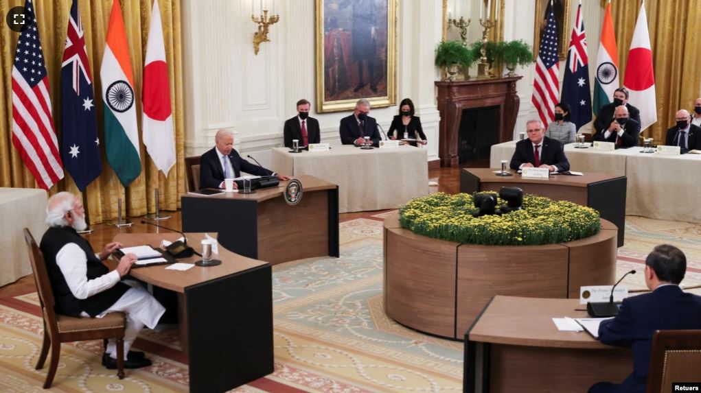 2021-09-25_125742.png شنبه ۳ مهر ۱۴۰۰ ایران ۱۲:۵۴ 
آمریکا، استرالیا، هند و ژاپن بر ادامه همکاری «کواد» برای شکست کووید-۱۹ تاکید کردند by mohsen dehbashi