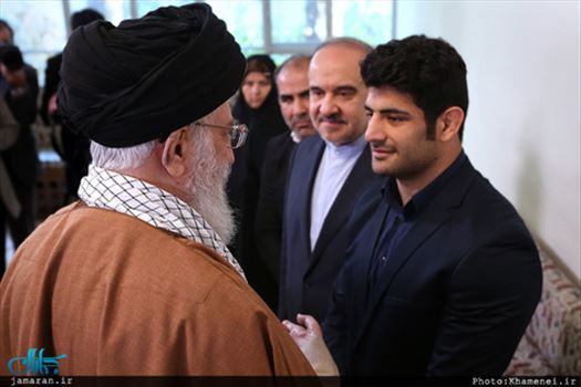 دیدار+علیرضا+کریمی+کشتی-گیر+سرافراز+با+رهبر+معظم+انقلاب.jpg - اولین صحبت های علیرضا کریمی پس از دیدار با حضر