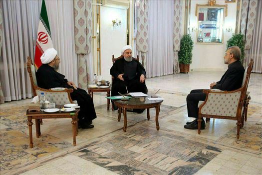 photo_۲۰۱۸-۰۳-۲۶_۰۹-۳۴-۳۷.jpg - دیدار سران قوا به میزبانی رئیس جمهوری / امروز