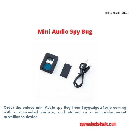 Mini Audio spy Bug Find the exclusive mini Audio spy Bug attached with a concealed camera only from Spygadgets4sale, functioning as the perfect tiny secret surveillance gadget. For more visit: https://bit.ly/3LoTMp6 by SpyGadgets4Sale