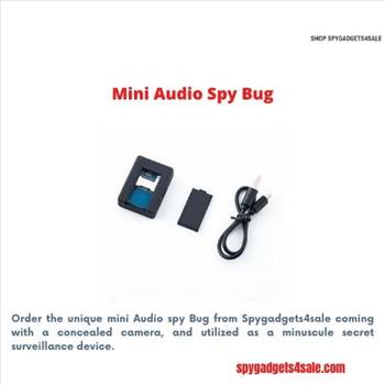 Mini Audio spy Bug by SpyGadgets4Sale