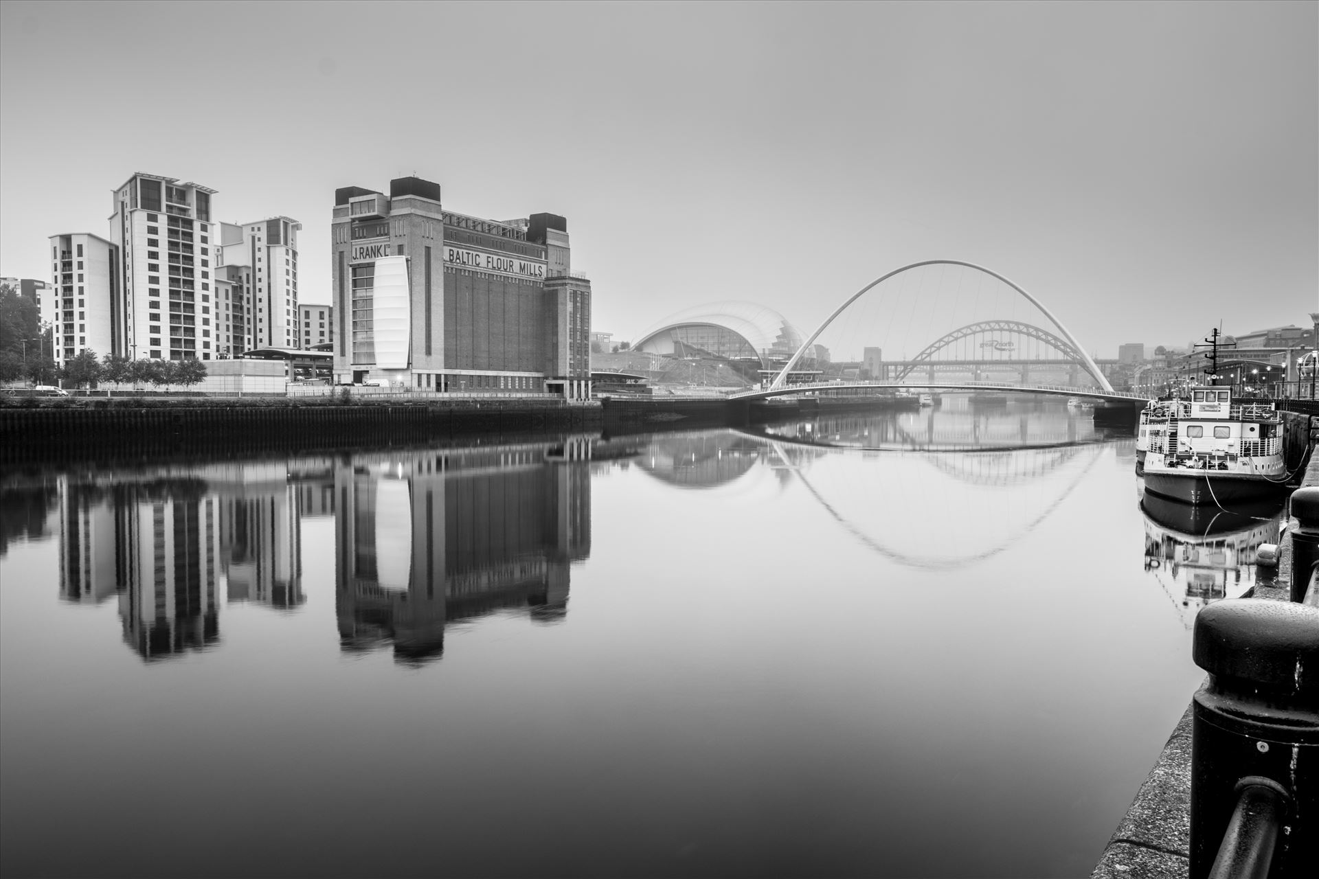 Newcastle/Gateshead Quayside The Baltic Arts centre on the banks of the River Tyne by philreay