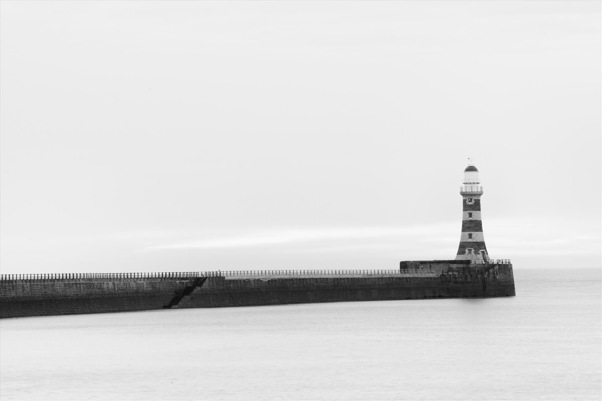 Roker Pier, Sunderland For over a hundred years, Roker Pier & Lighthouse has protected the entrance into Sunderland's harbour with the pier, and distinctive red and grey granite hoops of the lighthouse, as one of the City's most iconic landmarks. by philreay