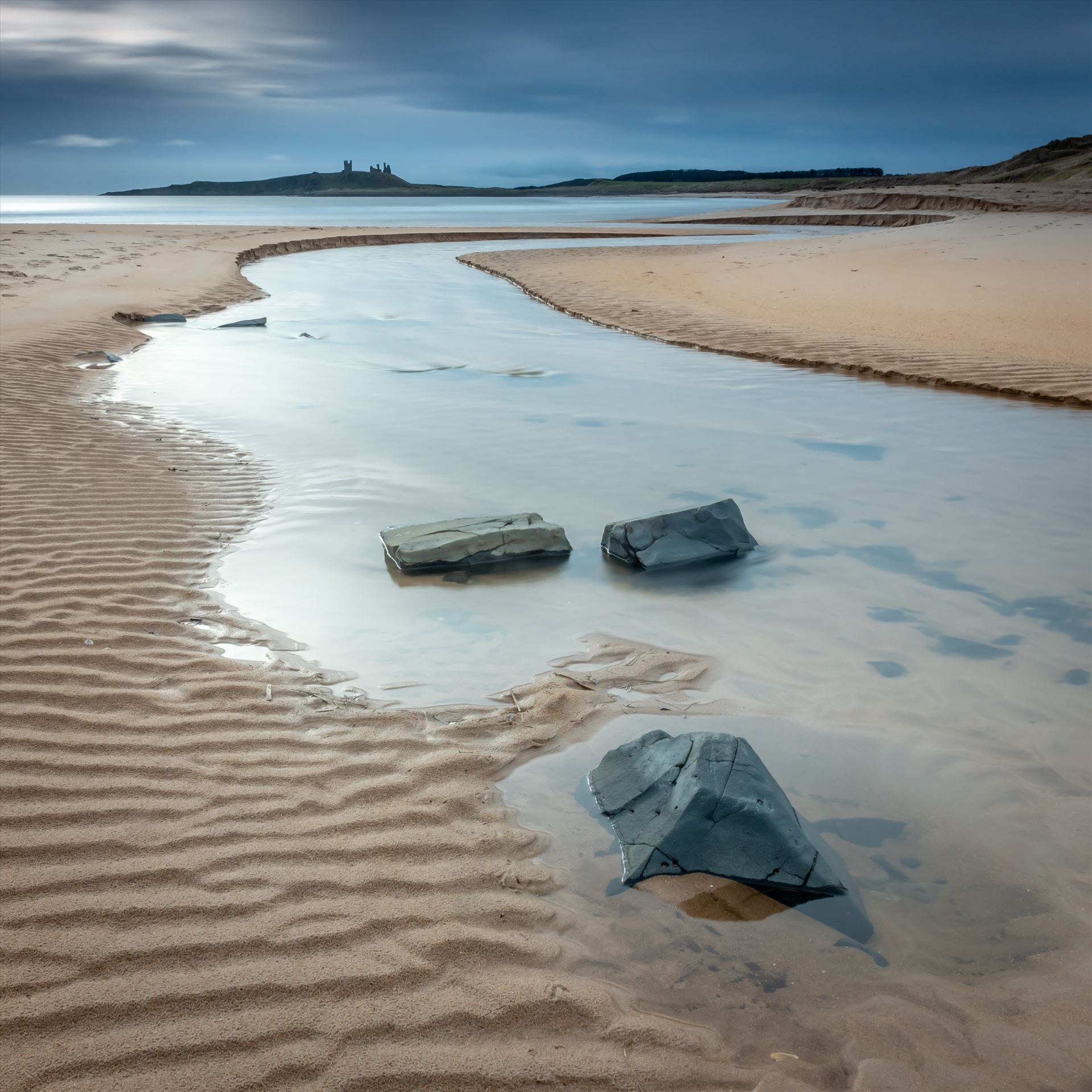Embleton Bay, Northumberland Taken at Embleton Bay, Northumberland with Dunstanburgh Castle in the background by philreay