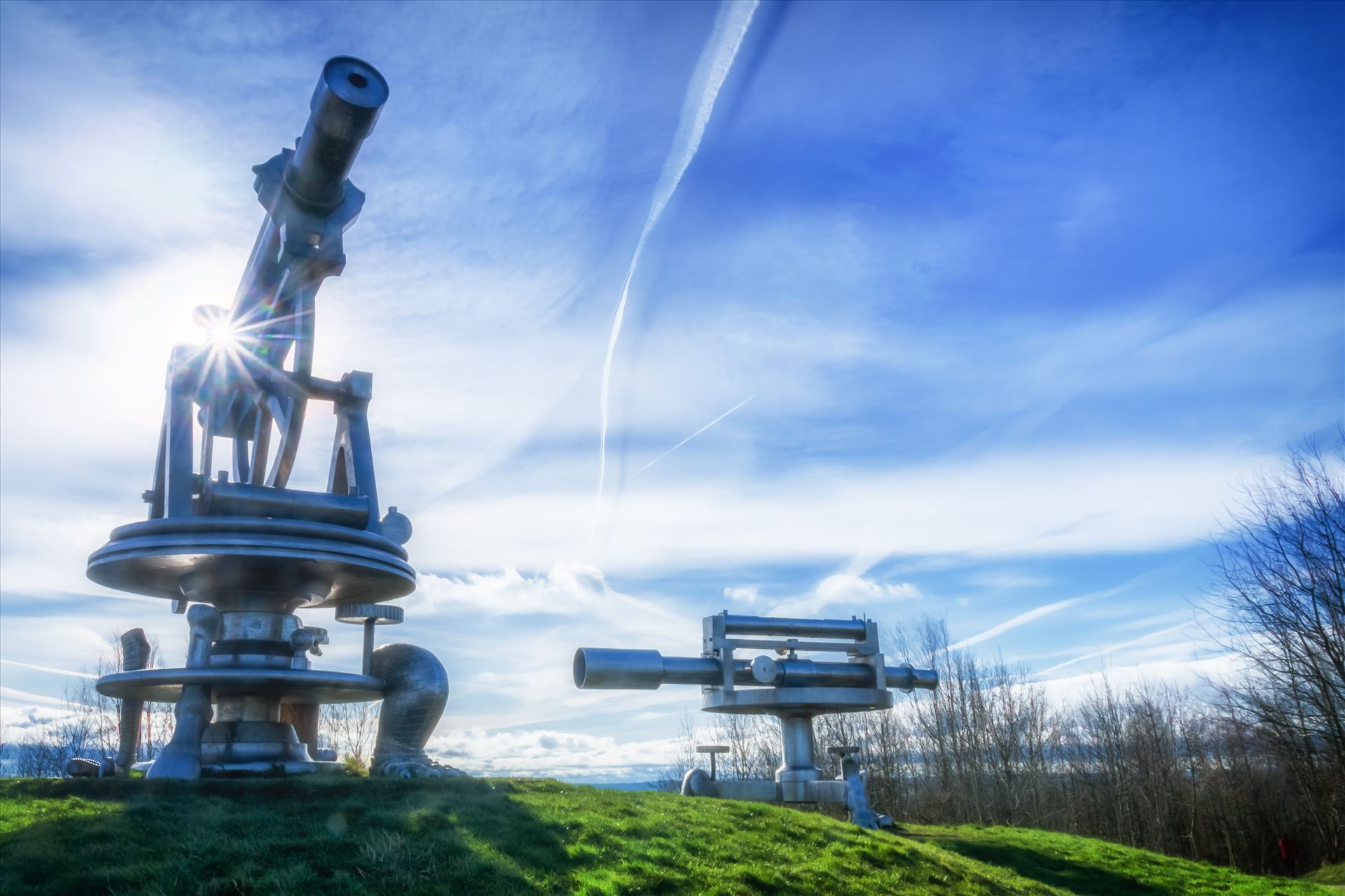 Terris Novalis Situated on the coast to coast cycle route, the amazing stainless steel sculptures by Turner Prize winning artist Tony Cragg dominate the landscape above the old Consett Steelworks site. by philreay