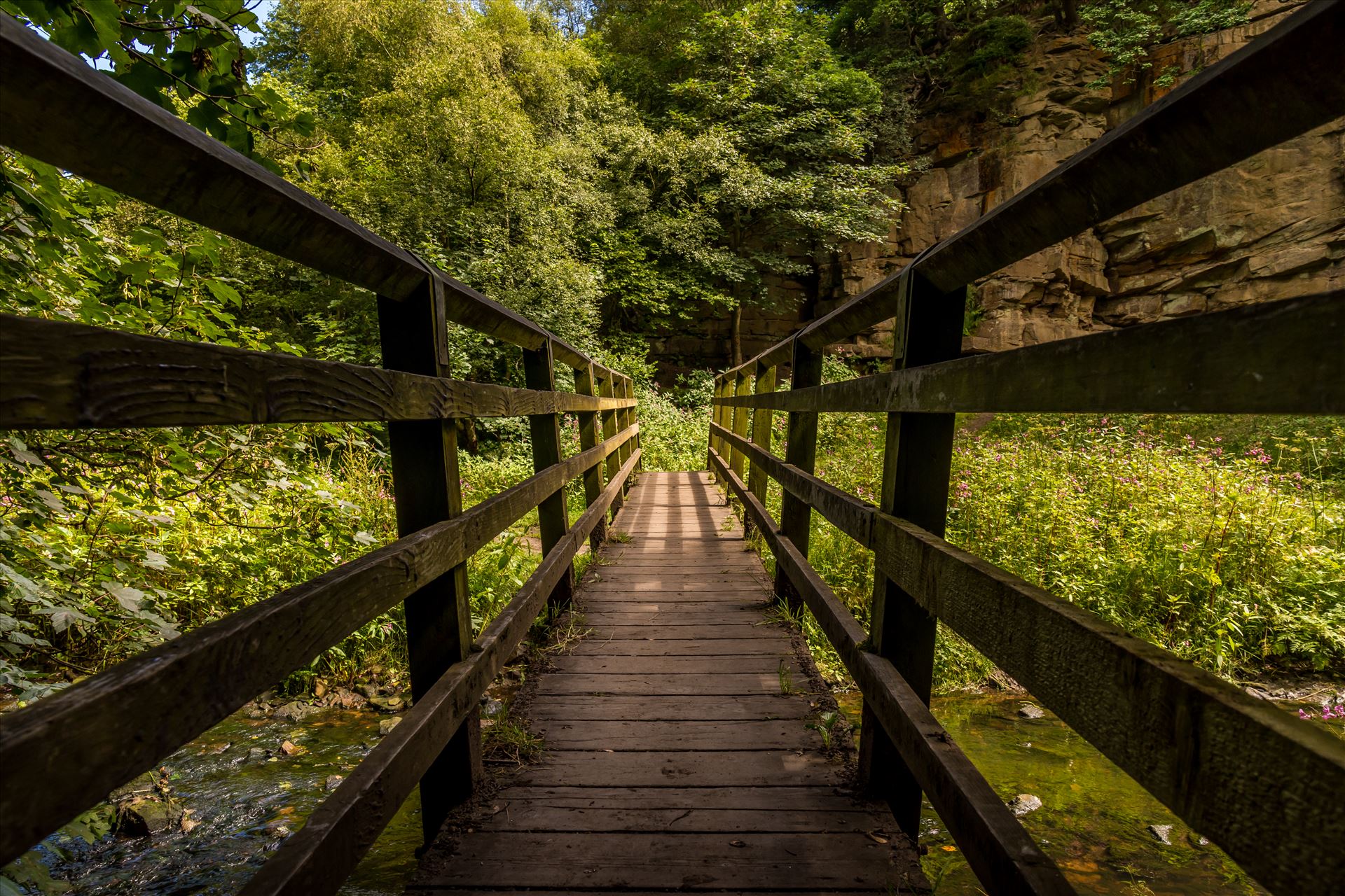 A wooden bridge  by philreay