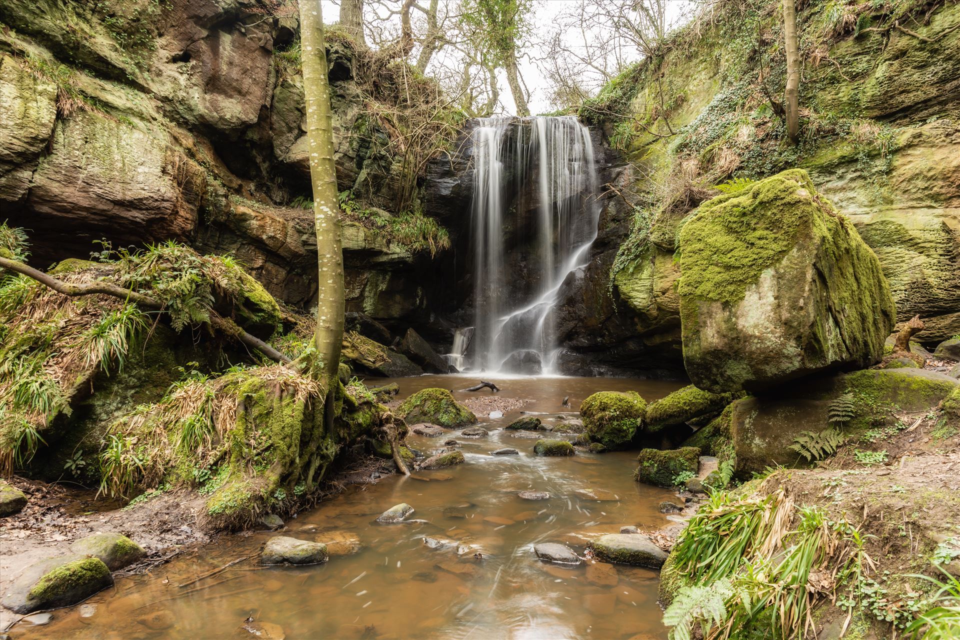 Roughing Linn, Northumberland. Tucked away in north Northumberland is this hidden gem that is Roughting Linn waterfall. by philreay