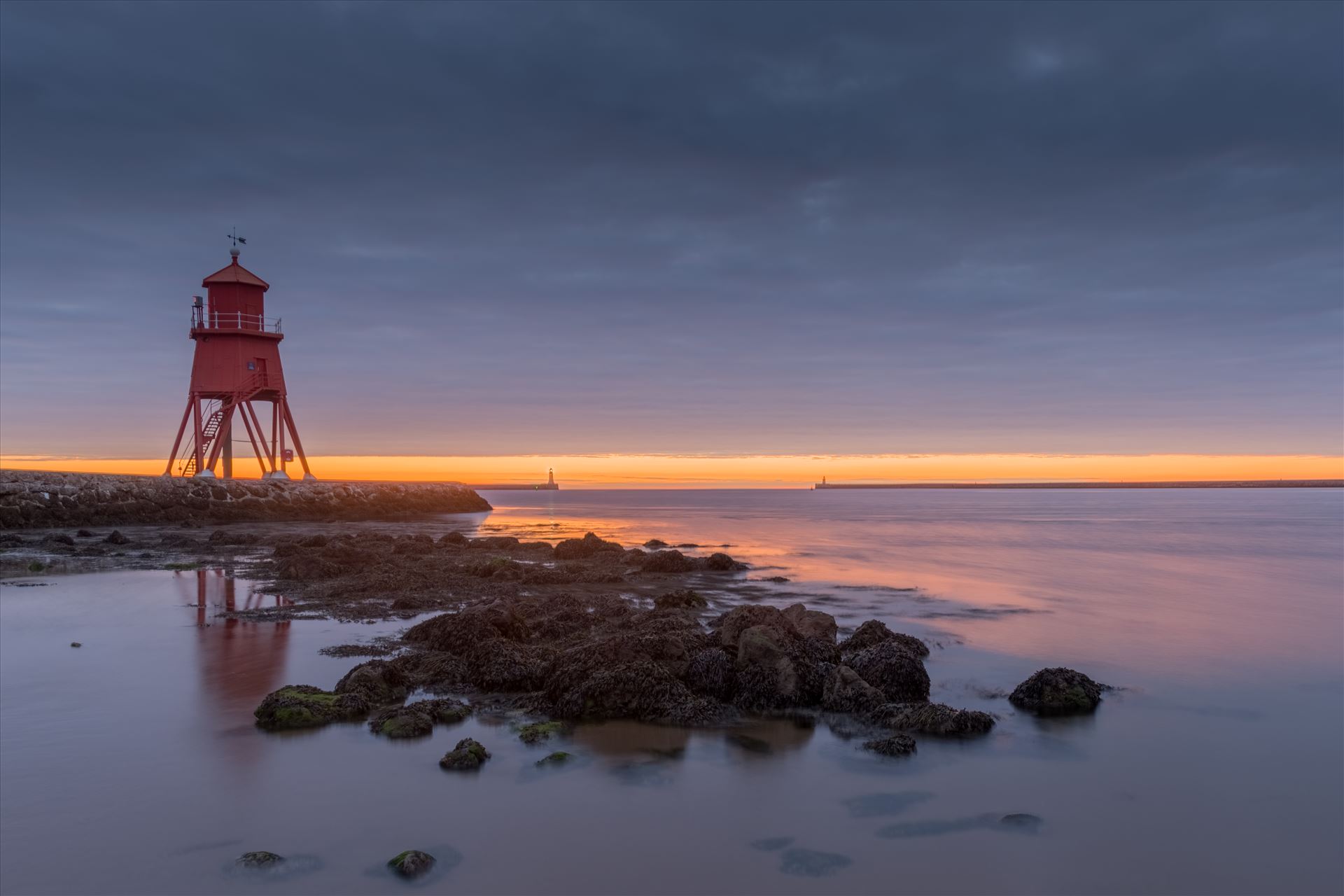 Sunrise at South Shields  by philreay