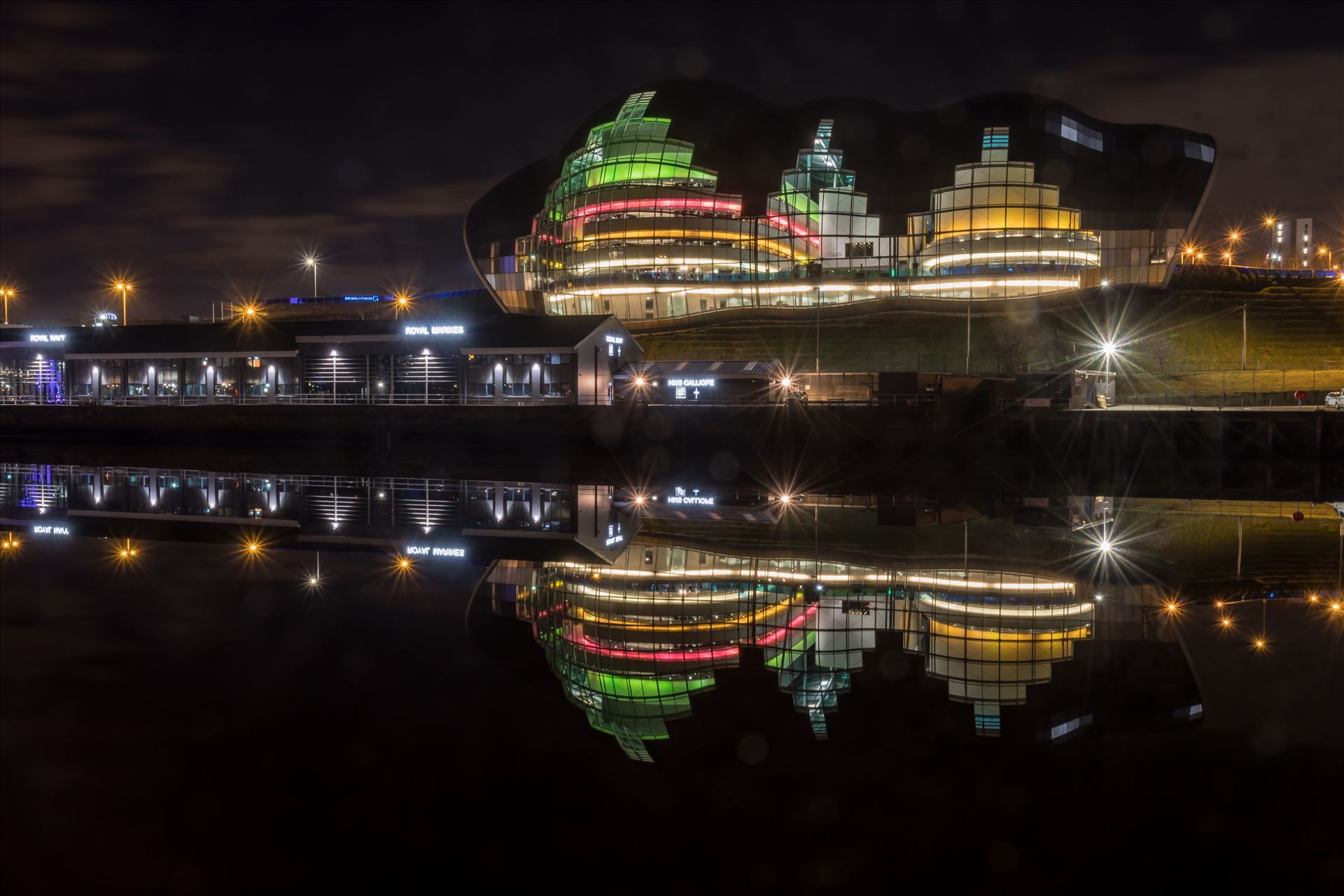 Reflections on the River Tyne 2  by philreay