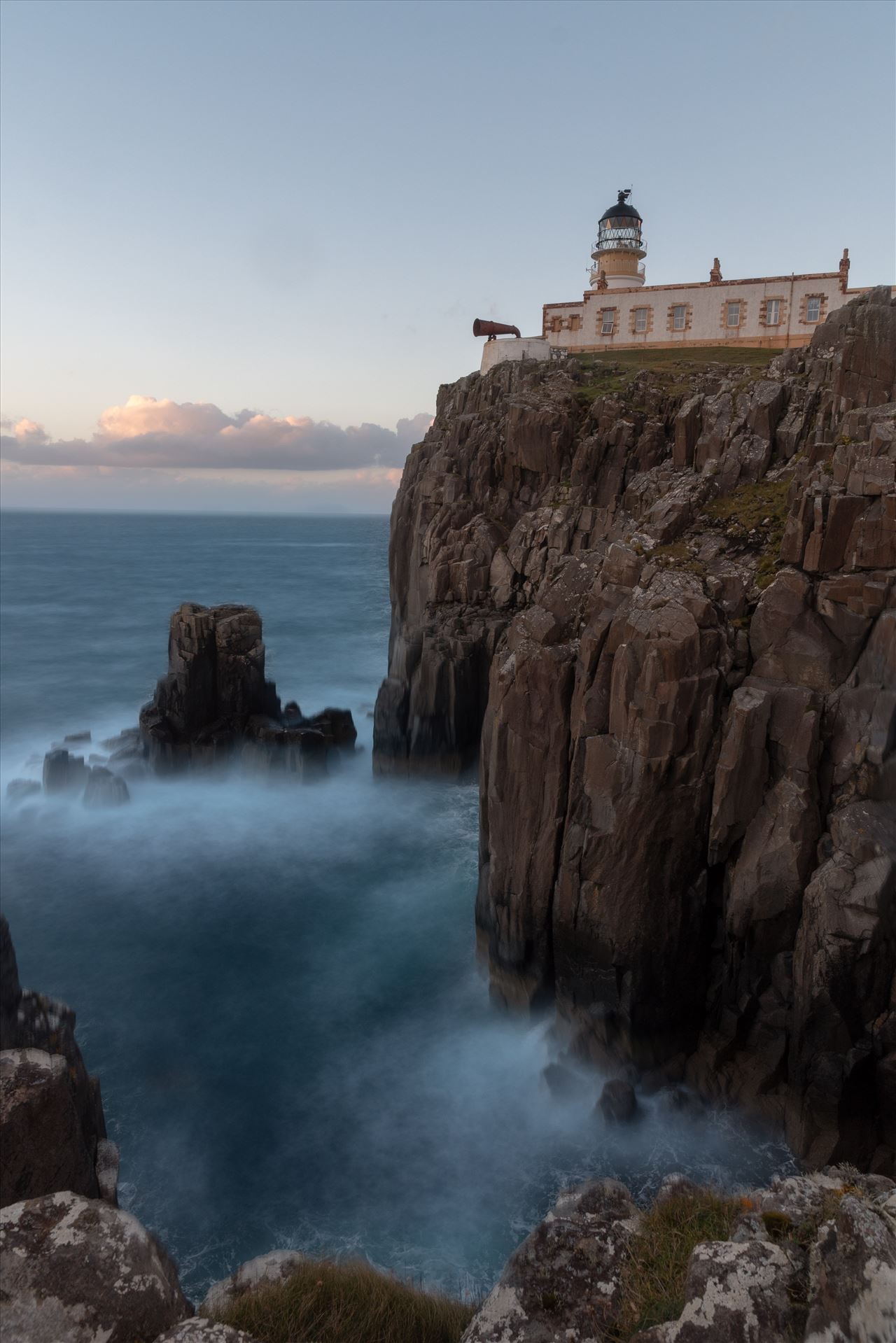 Neist Point lighthouse, Skye Neist Point is one of the most famous lighthouses in Scotland and can be found on the most westerly tip of Skye near the township of Glendale. by philreay