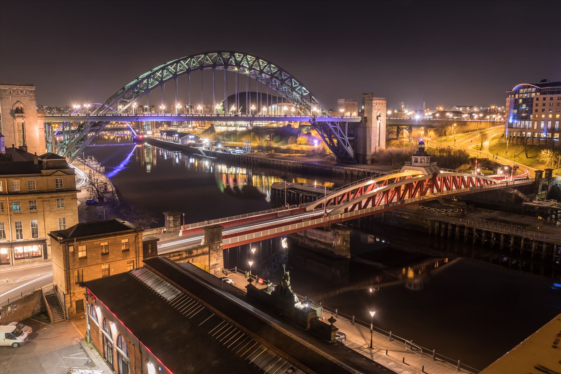 The Tyne at night 2  by philreay