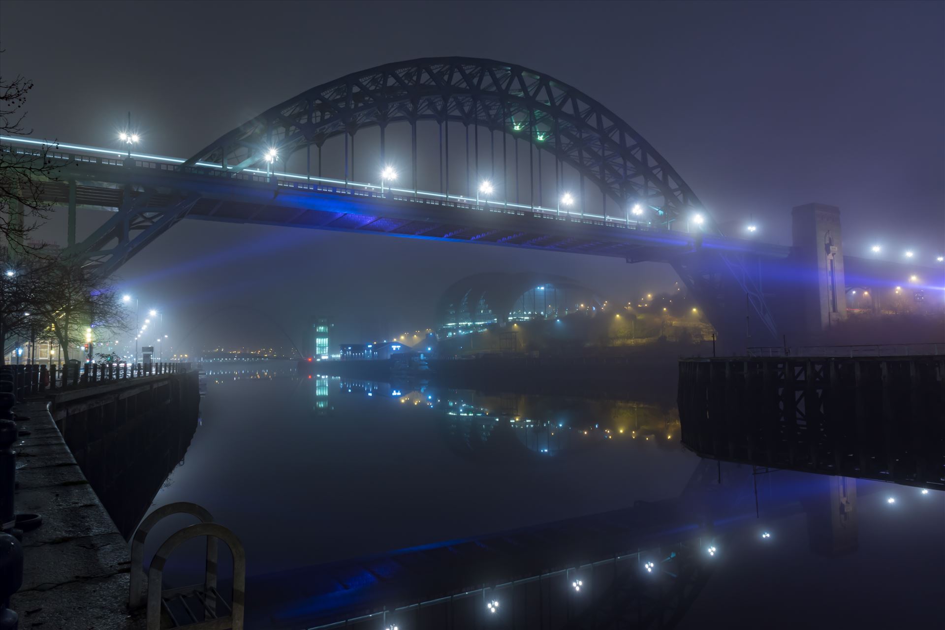 Fog on the Tyne 2 Shot on the quayside at Newcastle early one foggy morning by philreay