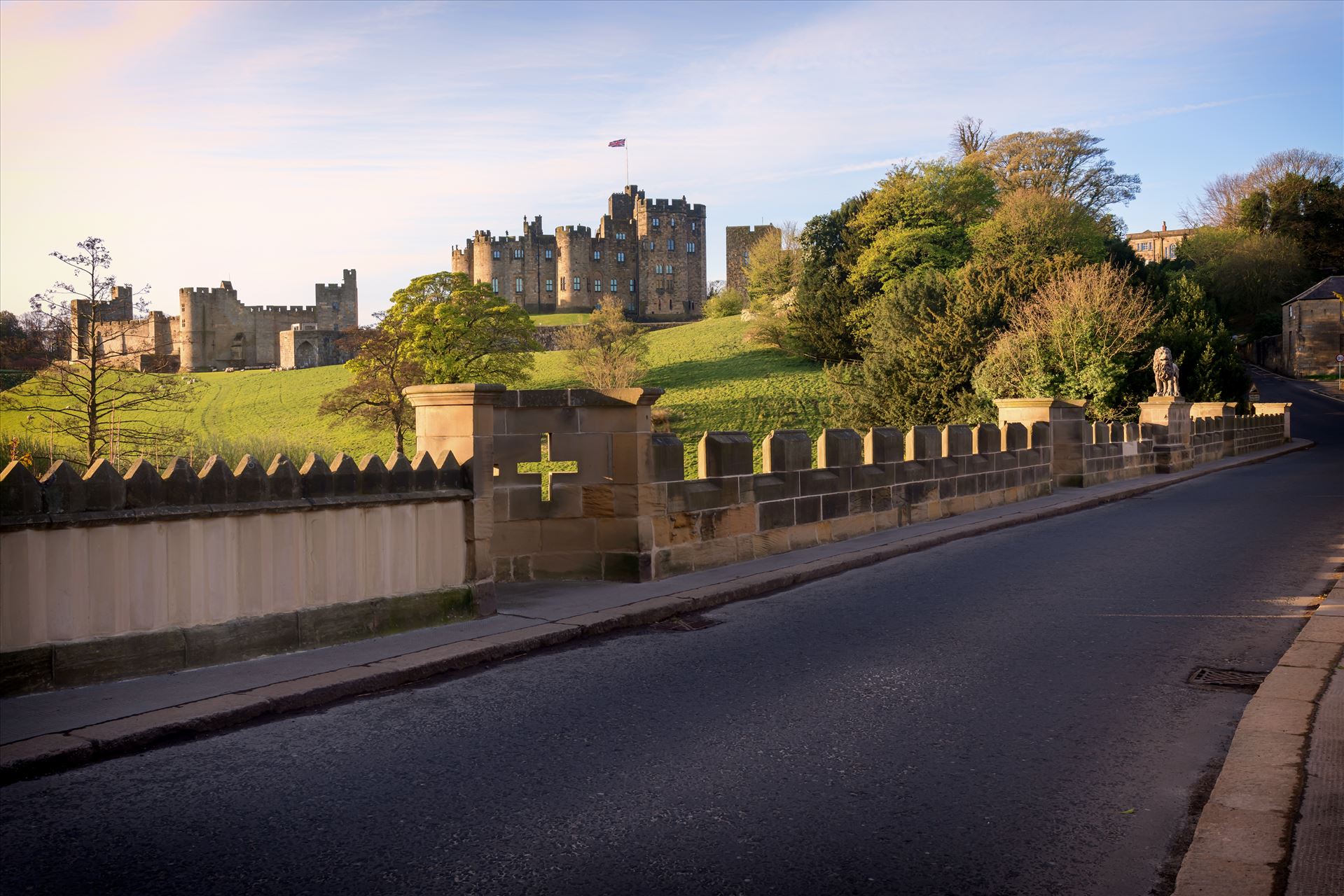 Alnwick Castle, Northumberland The castle sits on the River Aln in the rural town of Alnwick & has been the setting for a number of movies, possibly the most remembered is Harry Potter. The castle is occupied by the current Duke of Northumberland & his family. by philreay