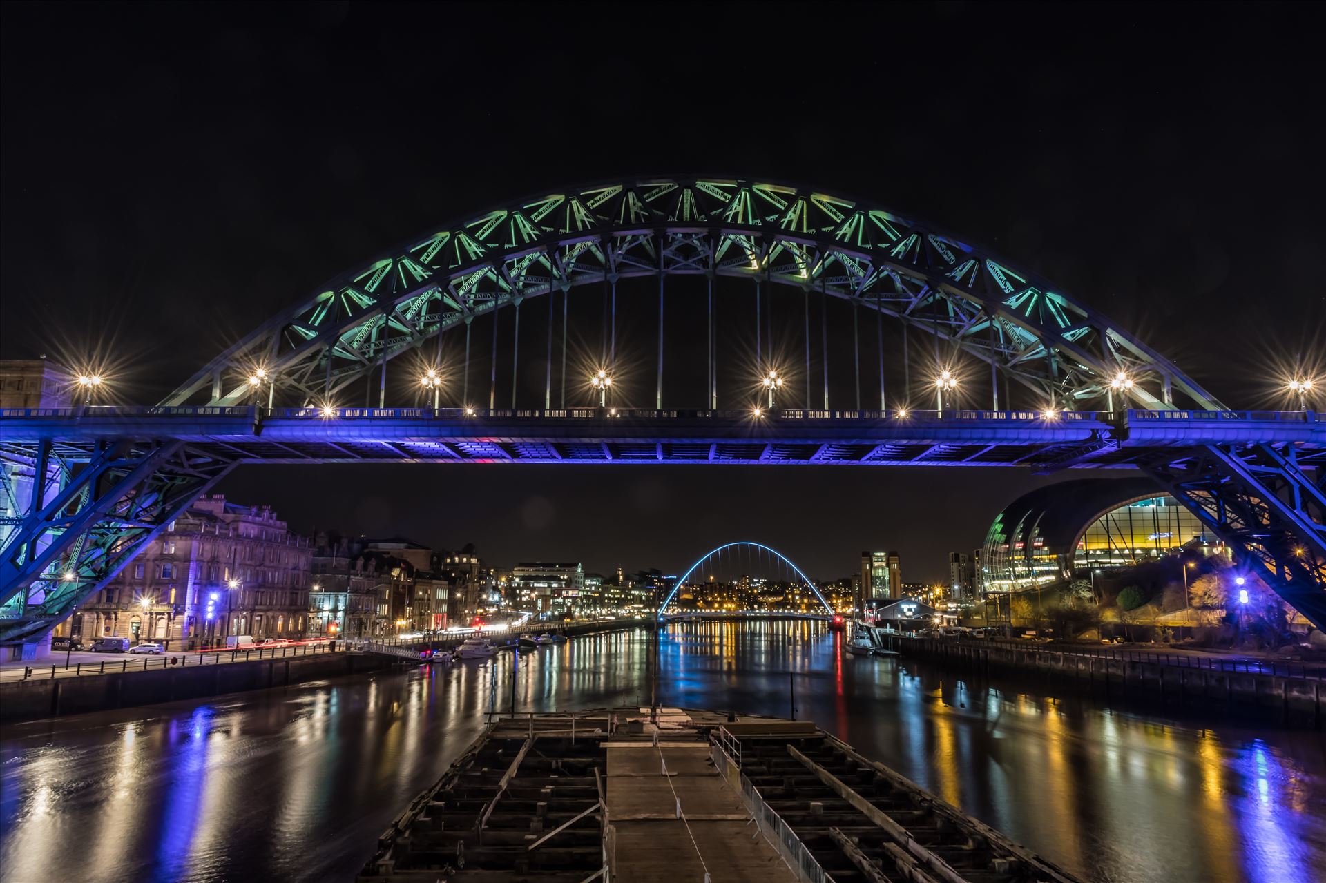 The Tyne bridge, Newcastle  by philreay